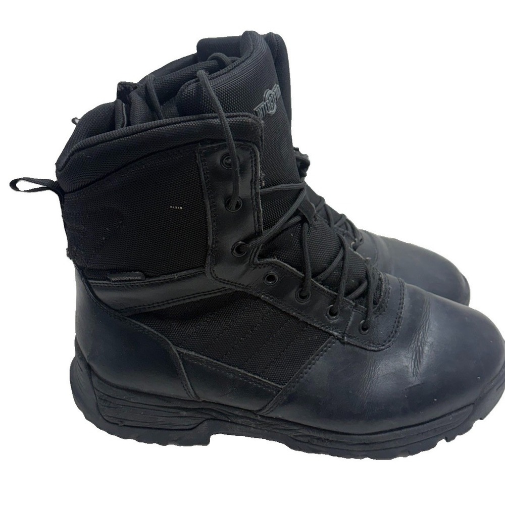 Interceptor Men's Force 6"Black  Leather Soft-Toe Tactical Work Boots US 12